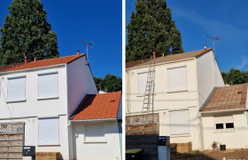 Peinture toiture hydrofuge coloré Orvault